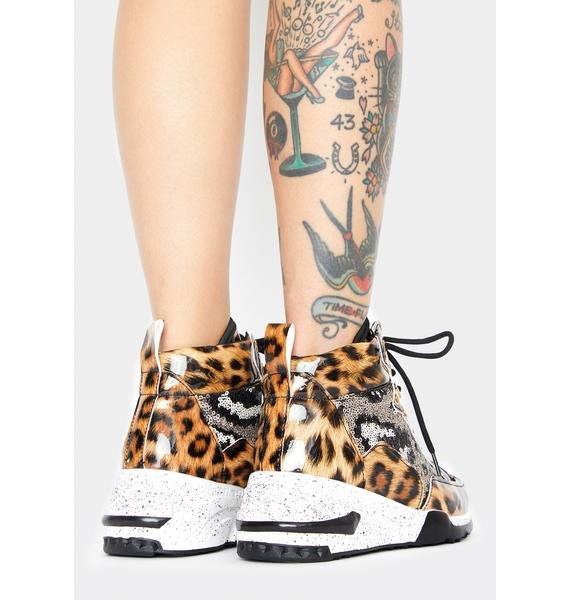 SAVAGE GLAMOUR PLATFORM SNEAKERS