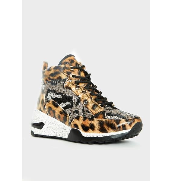 SAVAGE GLAMOUR PLATFORM SNEAKERS