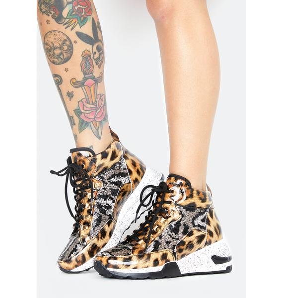 SAVAGE GLAMOUR PLATFORM SNEAKERS