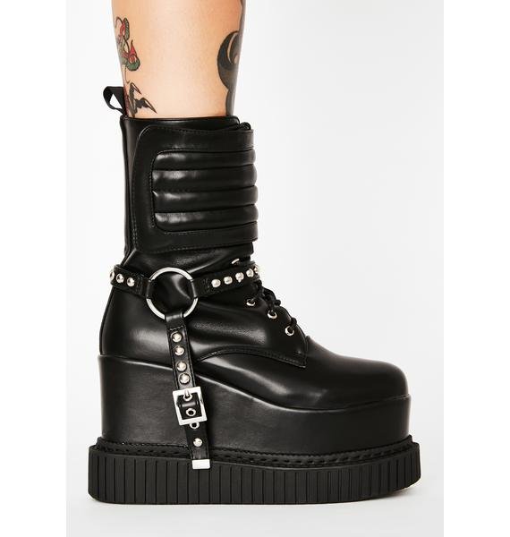 EXPECTATIONS HIGH WEDGE BOOTS