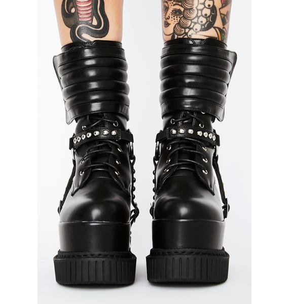 EXPECTATIONS HIGH WEDGE BOOTS