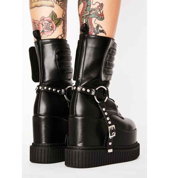 EXPECTATIONS HIGH WEDGE BOOTS